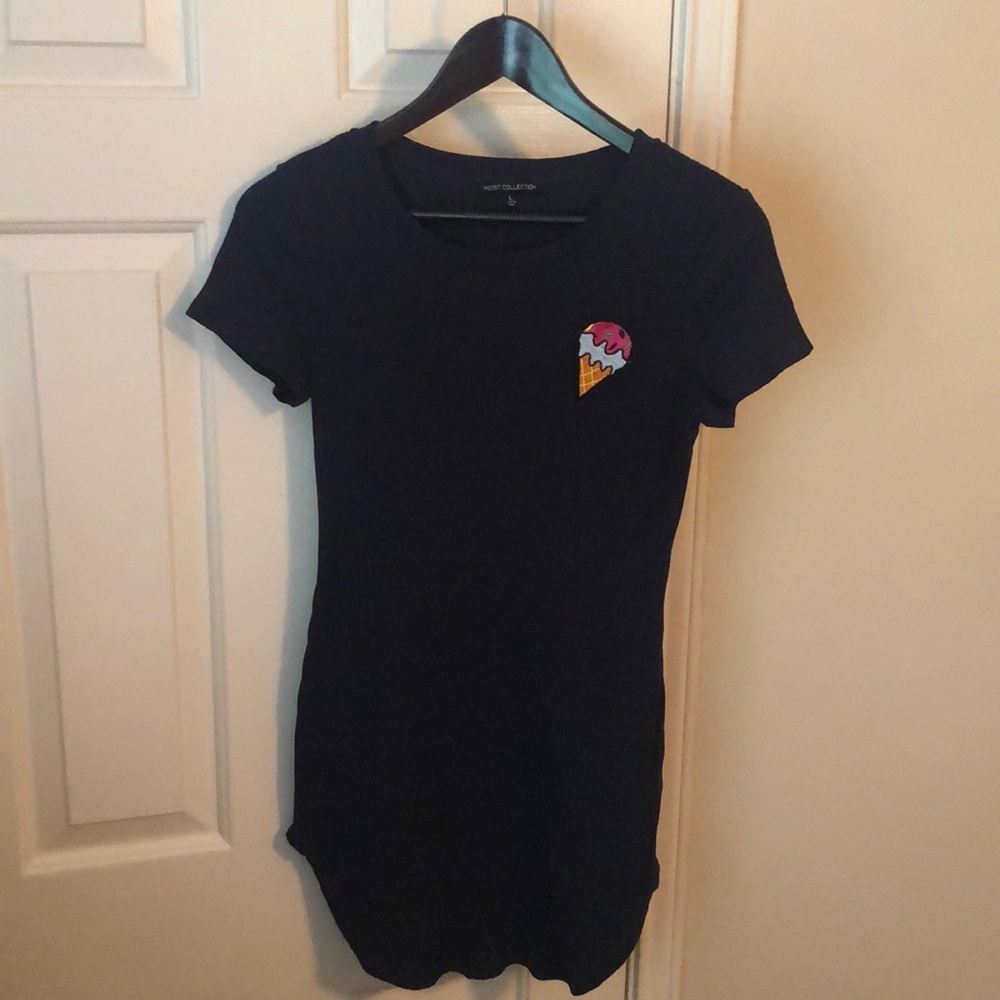 knitted t-shirt dress